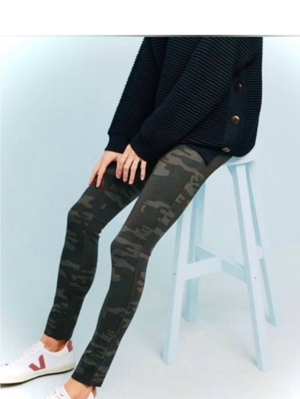 Sanctuary x Anthropologie NWT Women’s Runway Ponte Legging - Forest Camo, Size M